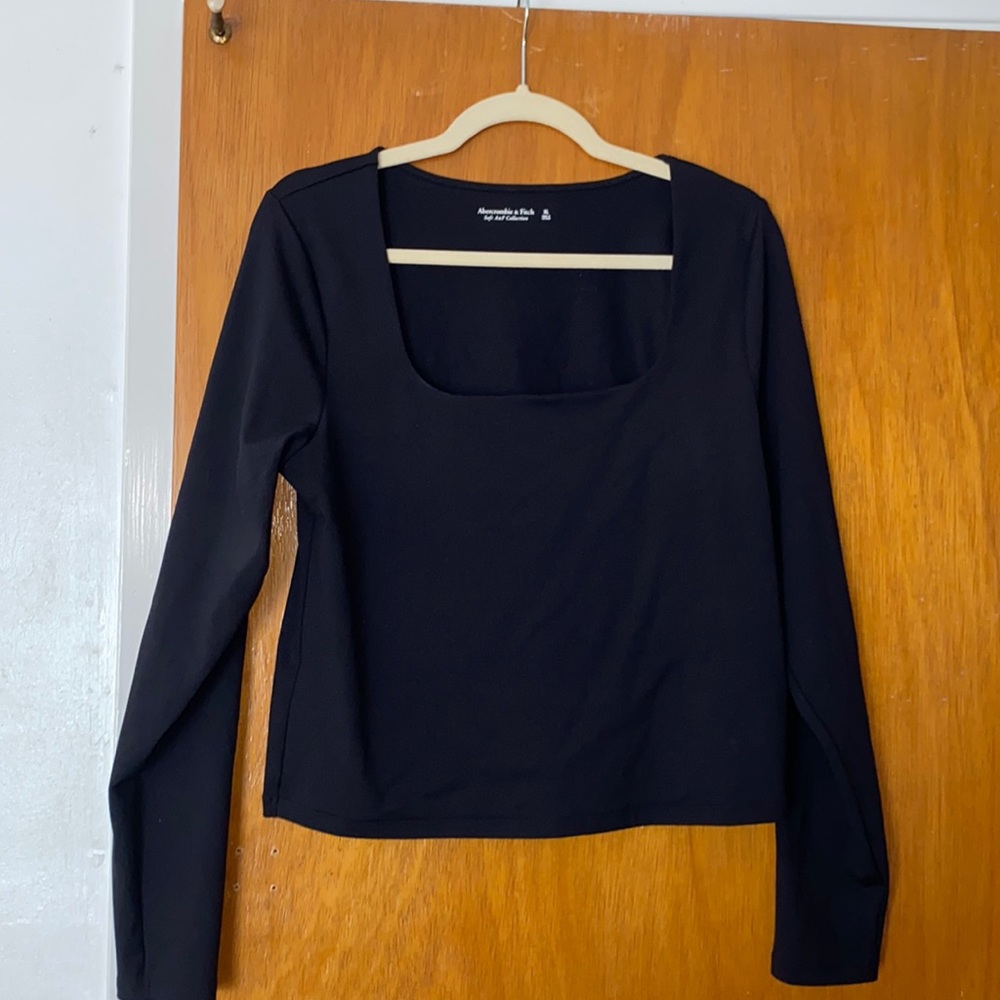 Abercrombie square neck crop top